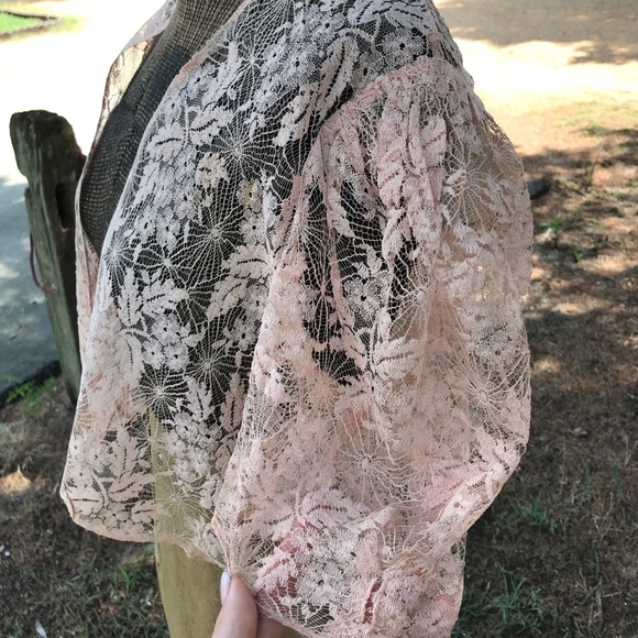 1920’s Spiderlace Peach Gown - Picture 10 of 11